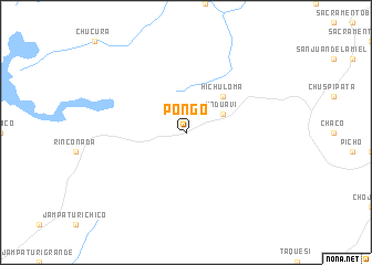 map of Pongo