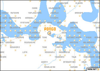 map of Pongo