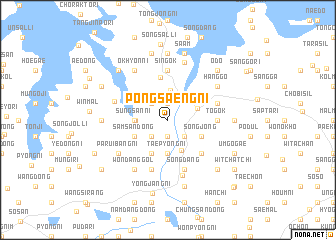 map of Pongsaeng-ni