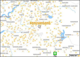 map of Pongsan-dong