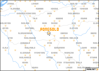 map of Pongsolo