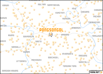 map of Pongsŏn-gol