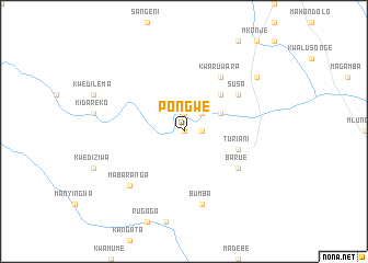 map of Pongwe