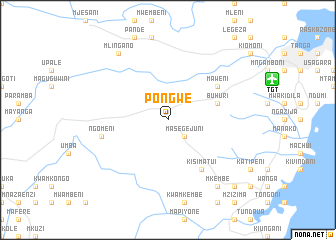 map of Pongwe