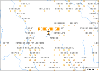 map of Pongya Hsai