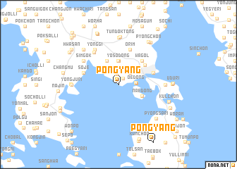 map of Pongyang