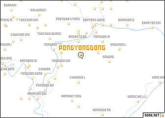 map of Pongyong-dong