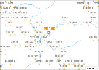 map of Po Nha