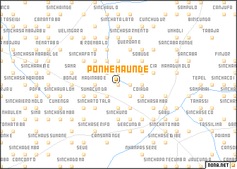 map of Ponhè Maundè