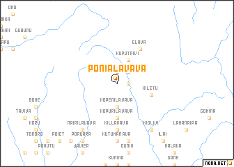 map of Ponialavava