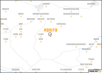 map of Poniţa