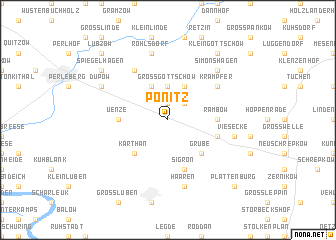 map of Ponitz