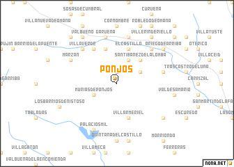 map of Ponjos