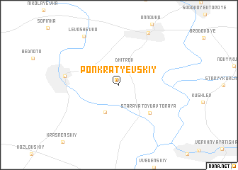 map of Ponkrat\