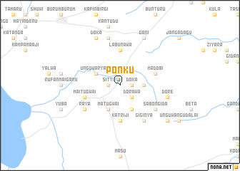 map of Ponku