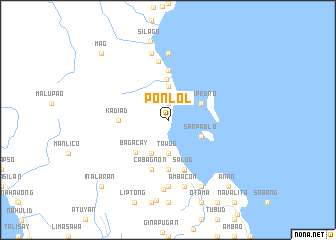 map of Ponlol