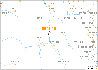 map of Ponlon