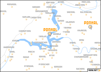 map of Pon-mal