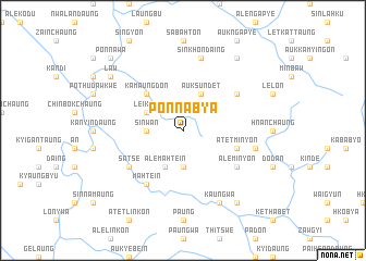 map of Ponnabya