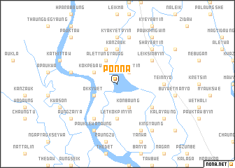 map of Ponna