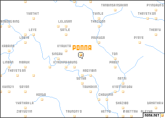 map of Ponna