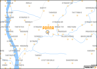 map of Ponna