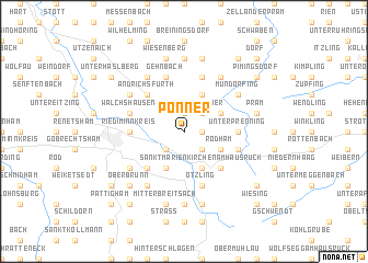map of Ponner
