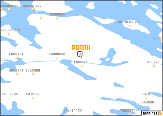 map of Pönnii