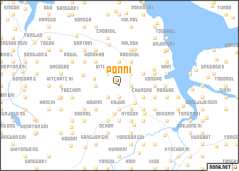 map of Pon-ni