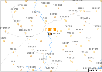 map of Pon-ni