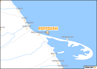 map of Ponnoushi