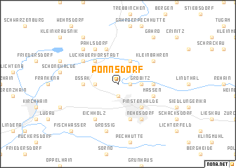map of Ponnsdorf
