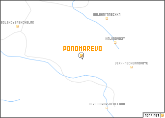 map of Ponomarëvo