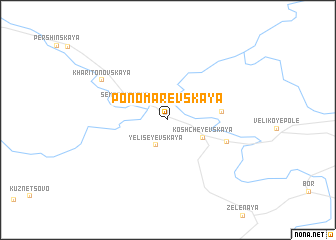 map of Ponomarëvskaya