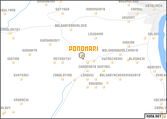 map of Ponomari