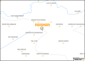map of Ponomari
