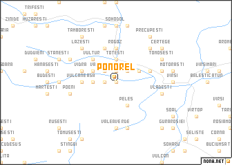 map of Ponorel