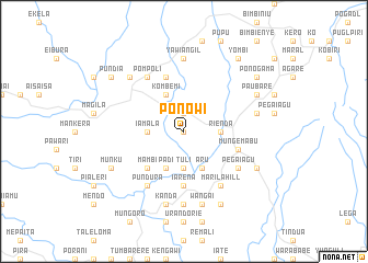 map of Ponowi