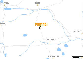 map of Ponpadi