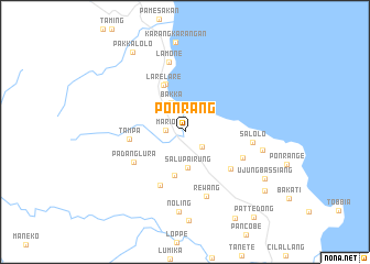 map of Ponrang