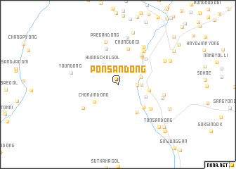 map of Ponsan-dong