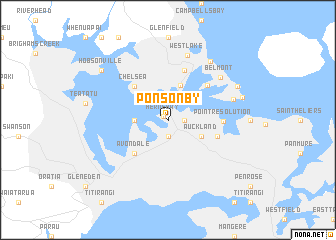 map of Ponsonby