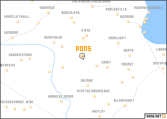 map of Pons