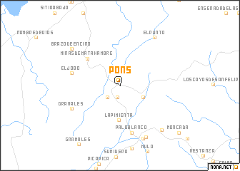 map of Pons