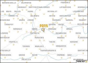 map of Pons