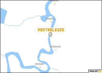 map of Ponta Alegre