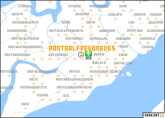 map of Ponta Alfredo Neves