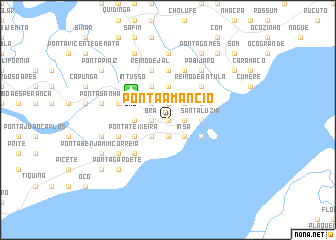 map of Ponta Amâncio