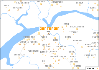 map of Ponta Baio