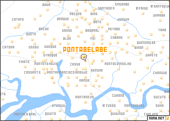 map of Ponta Belabe